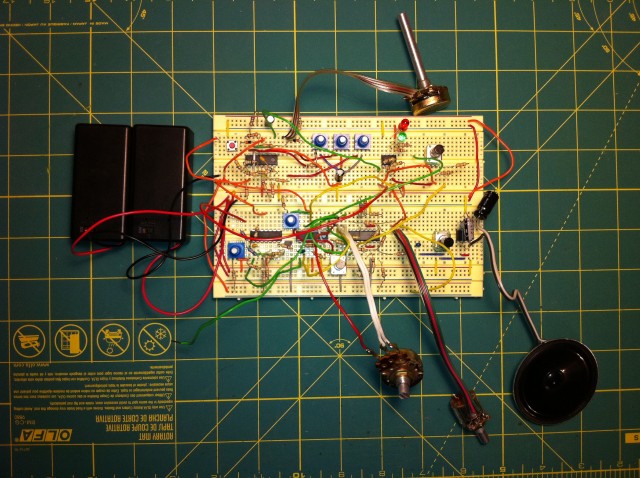 RadioShackSynth Breadboard