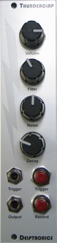 Thunderclap Special Edition Eurorack Panel Thunderclap Special Edition Eurorack Panel